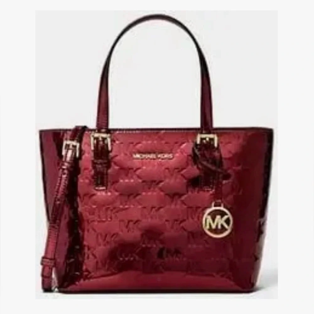 Michael Kors XS Cherry Convertible TZ Tote Bag NWT Crossbody Red - Picture 7 of 7